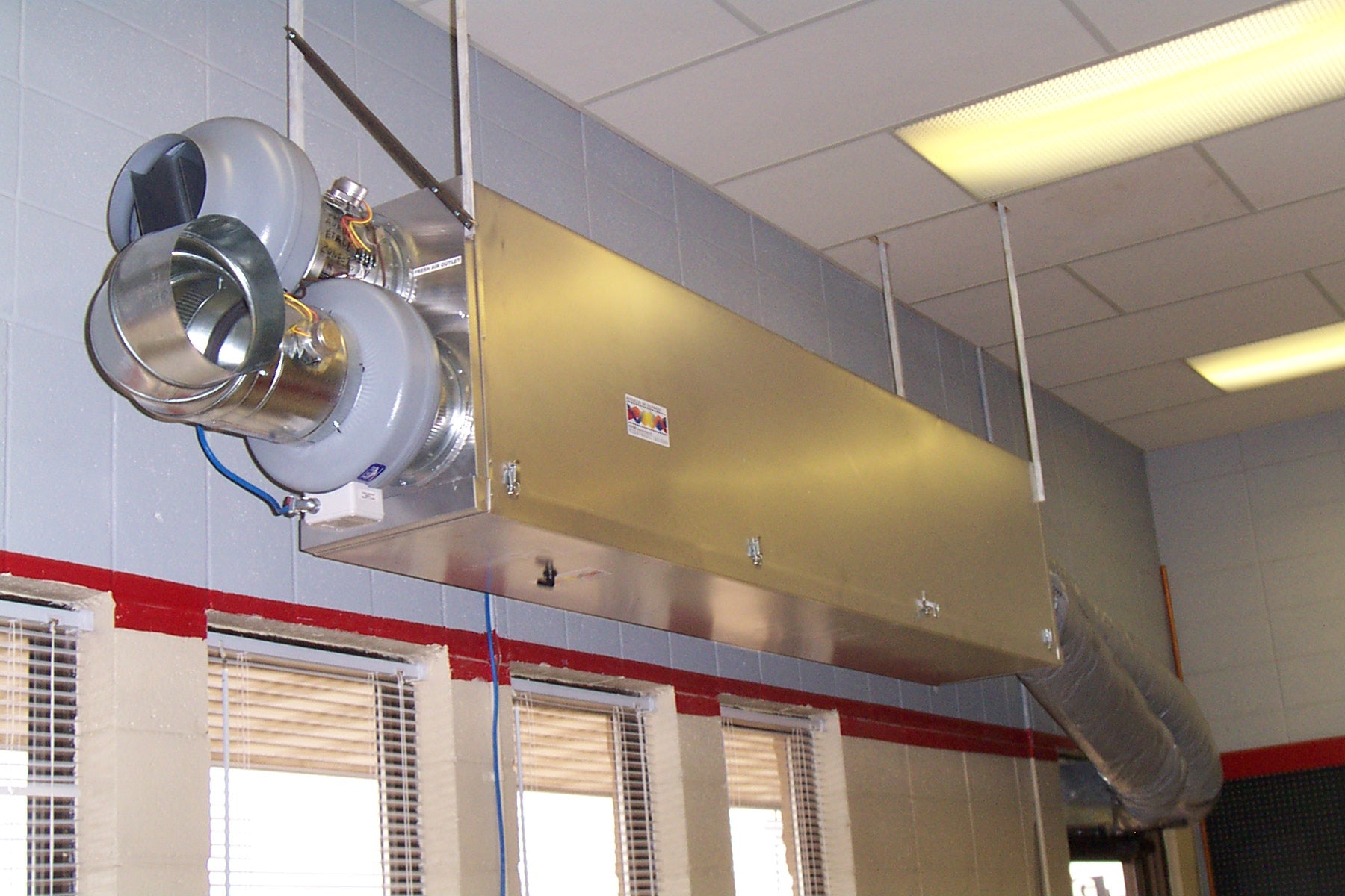 HAE Furnace Fan Counter-Flow Air Exchanger — 84% Winter Effectiveness, No Electricity, No Filters, Lifetime Core Warranty