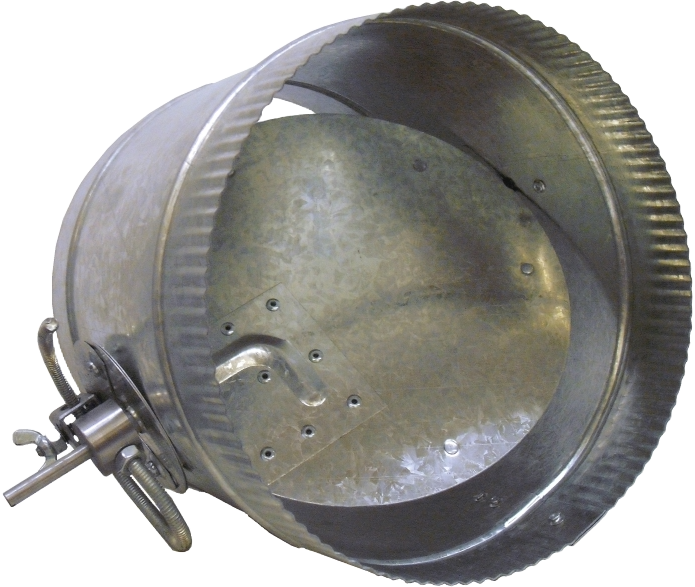 HAC-MBD Manual Balance Damper — Set-and-Lock Airflow Balancing, 4"–20"