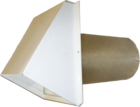 OOH All-Weather Inlet Hood — Passive, No Motor, Fixed or Removable Screen, 4"–12"